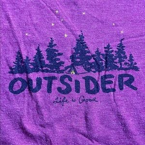 Life Is Good “cool tee” OUTSIDER Graphic Top